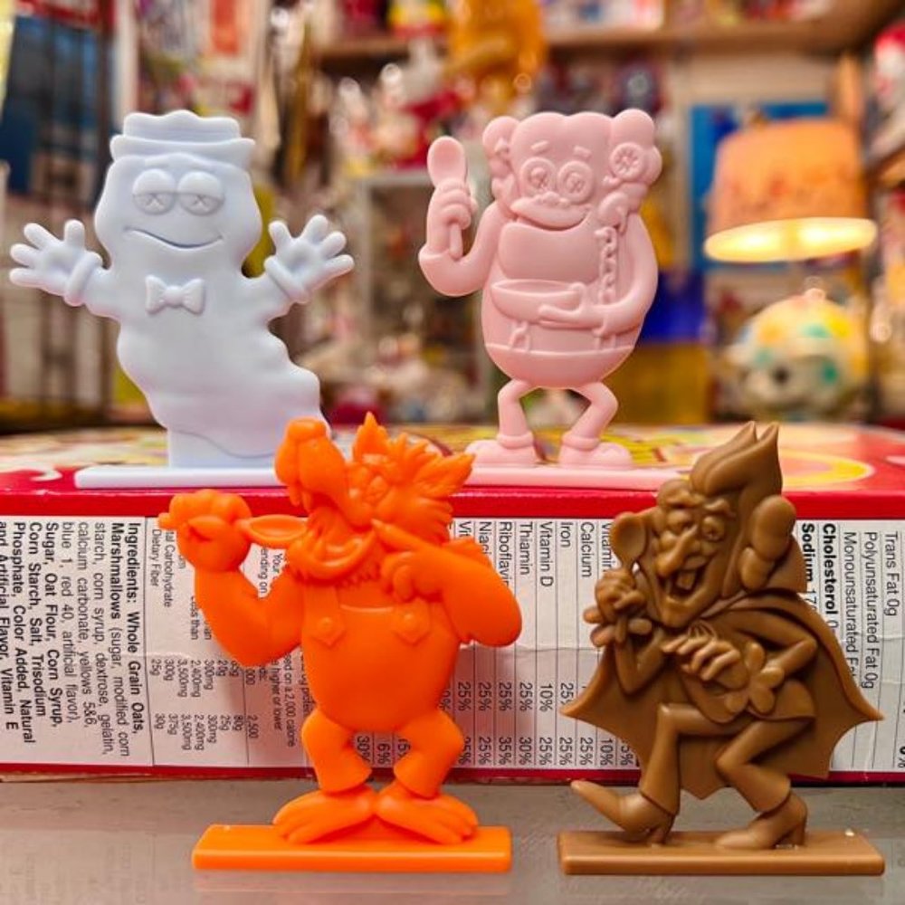 KAWS Monsters Figurines Set of 4 General Mills Limited Edition 2022 - Picture 2 of 13